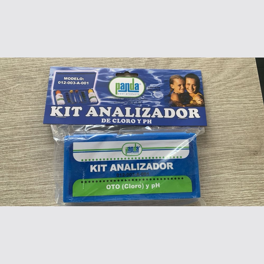 Kit Analizador de Cloro y pH
